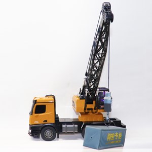اسباب بازی جرثقیل کنترلی بزرگ مقیاس 1:14 مدل REMOTE CONTROL LIFTING CRANE NAN HONG 9913_اسباب بازی