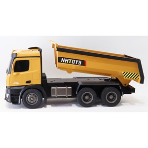 اسباب بازی کامیون کمپرسی کنترلی بزرگ مقیاس 1:14 مدل REMOTE CONTROL DUMPING TRUCK NAN HONG 9912_اسباب بازی