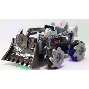 ماشین کنترلی مسابقه ای تبدیل شونده به بولدوزر_اسباب بازی