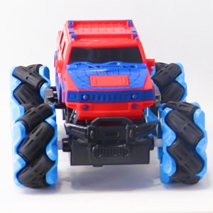 ماشین کنترلی آفرود با چرخ های کپسولی طرح مرد عنکبوتی اسپایدرمن مقیاس 1:18_اسباب بازی