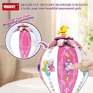 لگو فرندز خانه ویلایی با بالون 543 قطعه مدل WOMA TOY C0257_اسباب بازی