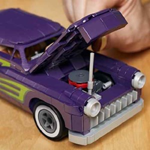 لگو تکنیک ماشین مسابقه ای هات ویلز 671 قطعه مدل Hot Wheels Mega PURPLE PASSION_اسباب بازی