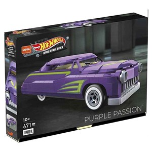 لگو تکنیک ماشین مسابقه ای هات ویلز 671 قطعه مدل Hot Wheels Mega PURPLE PASSION_اسباب بازی