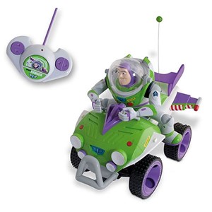 ماشین کنترلی با عروسک باز لایتر مدل Disney Toy Story Buzz Super Space Quad RC_اسباب بازی