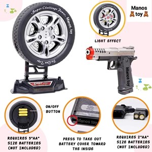 تفنگ اسباب بازی لیزری سیبل دار مدل sharp shooter_اسباب بازی