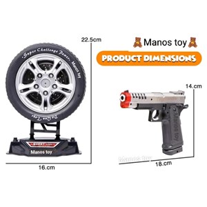 تفنگ اسباب بازی لیزری سیبل دار مدل sharp shooter_اسباب بازی