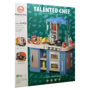 ست اسباب بازی آشپزخانه سایز بزرگ موزیکال و چراغدار 72 قطعه مدل 126_922 Talented Chef_اسباب بازی
