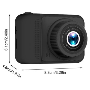 دوربین عکاسی و فیلمبرداری دیجیتال HD کودک مشکی مدل Micro single_اسباب بازی