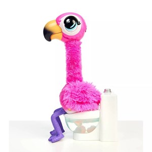 عروسک رباتیک فلامینگو دستشویی داره! Little Live Gotta Go Flamingo_اسباب بازی
