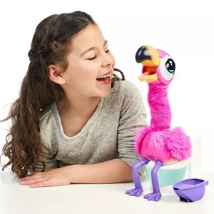 عروسک رباتیک فلامینگو دستشویی داره! Little Live Gotta Go Flamingo_اسباب بازی