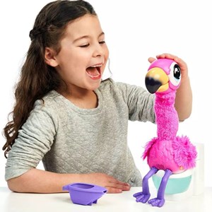 عروسک رباتیک فلامینگو دستشویی داره! Little Live Gotta Go Flamingo_اسباب بازی