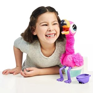 عروسک رباتیک فلامینگو دستشویی داره! Little Live Gotta Go Flamingo_اسباب بازی