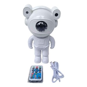 چراغ خواب طرح فضانورد کهکشانی کنترلی و اسپیکر دار بلوتوثی Astronaut Projector Light_اسباب بازی