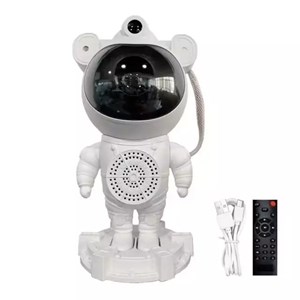 چراغ خواب کهکشانی و اسپیکر دار بلوتوثی طرح فضانورد مدل MXS003_اسباب بازی