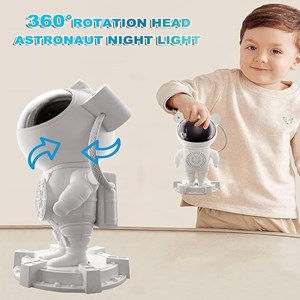 چراغ خواب کهکشانی و اسپیکر دار بلوتوثی طرح فضانورد مدل MXS003_اسباب بازی