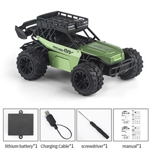 ماشین کنترلی دوربین دار آفرود سبز مدل LH-C050C-1_اسباب بازی