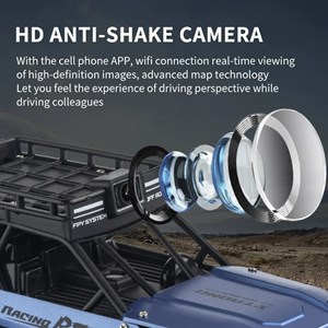 ماشین کنترلی دوربین دار آفرود سبز مدل LH-C050C-1_اسباب بازی