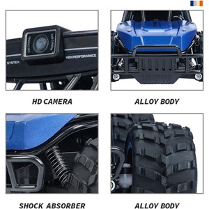 ماشین کنترلی دوربین دار آفرود آبی مدل LH-C050C-1_اسباب بازی