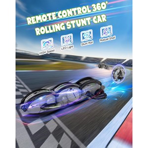 ماشین کنترلی شارژی ماری توپی مدل Rolling RC Stunt Snake Car_اسباب بازی