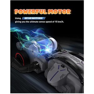 ماشین کنترلی شارژی ماری توپی مدل Rolling RC Stunt Snake Car_اسباب بازی