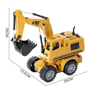 ماشین کنترلی بیل مکانیکی شارژی 5 کانال مقیاس 1:18 مدل Remote Controlled Excavator 8078E_اسباب بازی
