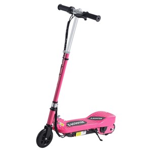 اسکوتر برقی تاشو 120 واتی با ارتفاع قابل تنظیم رنگ صورتی مدل HOMCOM E Scooter_اسباب بازی