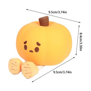 چراغ خواب سیلیکونی شارژی طرح کدو تنبل_اسباب بازی