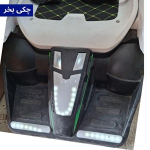 ماشین شارژی کارتینگ کنترلی 360 درجه با قابلیت پرتاب تیر ژله ای رنگ سبز_اسباب بازی