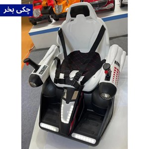 ماشین شارژی کارتینگ کنترلی 360 درجه با قابلیت پرتاب تیر ژله ای رنگ قرمز_اسباب بازی