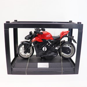 موتور اسباب بازی عقب کش موزیکال همراه با قاب رنگ قرمز_اسباب بازی