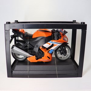 موتور اسباب بازی عقب کش موزیکال همراه با قاب رنگ نارنجی_اسباب بازی