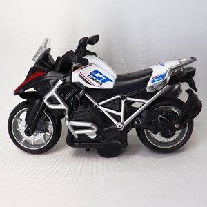 موتور اسباب بازی عقب کش موزیکال همراه با قاب رنگ سفید_اسباب بازی