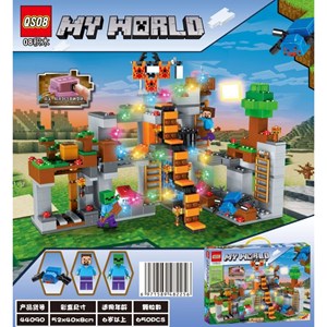 لگو ماینکرافت خانه درختی چراغدار 650 قطعه مدل Minecraft QS08 44090_اسباب بازی