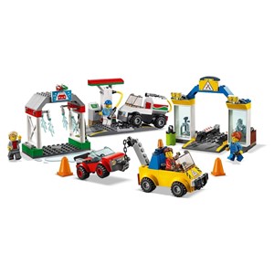 لگو سیتی ایستگاه خدمات خودرو 258 قطعه مدل CITIES 11391_اسباب بازی