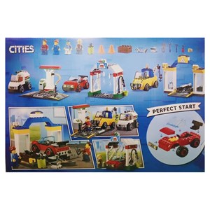 لگو سیتی ایستگاه خدمات خودرو 258 قطعه مدل CITIES 11391_اسباب بازی