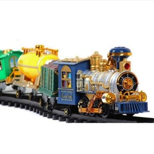 قطار اسباب بازی کنترلی دود زا 21 تکه Remote Control Train Classical_اسباب بازی