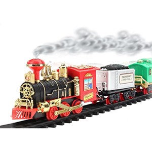 قطار اسباب بازی کنترلی دود زا 21 تکه Remote Control Train Classical_اسباب بازی