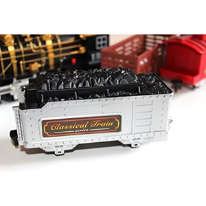 قطار اسباب بازی کنترلی دودزا 19 تکه Remote Control Train Classical