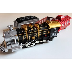 قطار اسباب بازی کنترلی دودزا 19 تکه Remote Control Train Classical