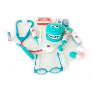 ست اسباب بازی تجهیزات دندان پزشکی 14 تکه kids dental