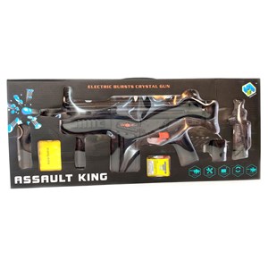 تفنگ اسباب بازی مسلسل شارژی تیر ژله ای مدل ASSAULT KING_اسباب بازی