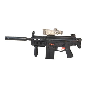 تفنگ اسباب بازی مسلسل شارژی تیر ژله ای مدل ASSAULT KING_اسباب بازی