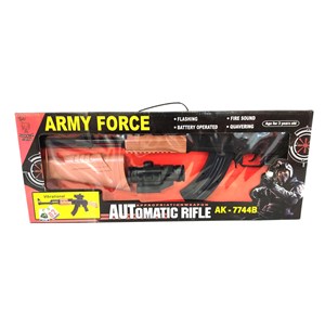 تفنگ اسباب بازی کلاشنیکف باتری خور درین تویز مدل AK-7744B