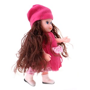 عروسک موزیکال دخترانه قد 25 سانت گوشتی_اسباب بازی