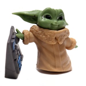 اکشن فیگور بیبی یودا گروگو جنگ ستارگان 7 سانتی Baby Yoda Star Wars ACTION FIGURE