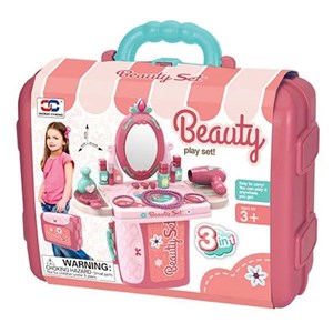 ست اسباب بازی میز آرایشی قابل حمل 3 حالته_اسباب بازی