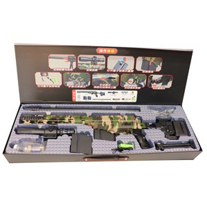 تفنگ اسباب بازی شارژی تیر ژله ای پایه دار دو حالته_اسباب بازی