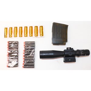 تفنگ اسباب بازی تک تیر انداز تیر فومی مدل SVD DO49C_اسباب بازی