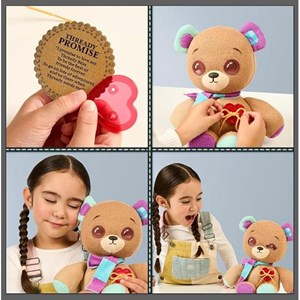 عروسک رباتیک تِردی خرس چشم دکمه ای مدل Moose - Thready Bear_اسباب بازی