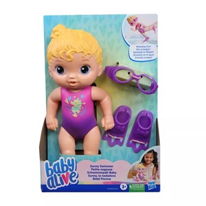 عروسک 25 سانتی بیبی الایو مدل Sunny Swimmer_اسباب بازی